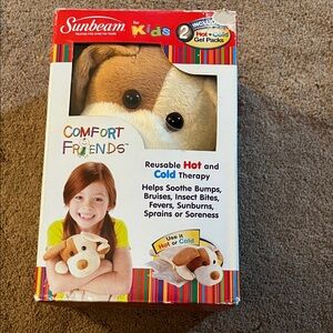 Sunbeam Kids Therapy Plush with Hot and Cold Gel Packs